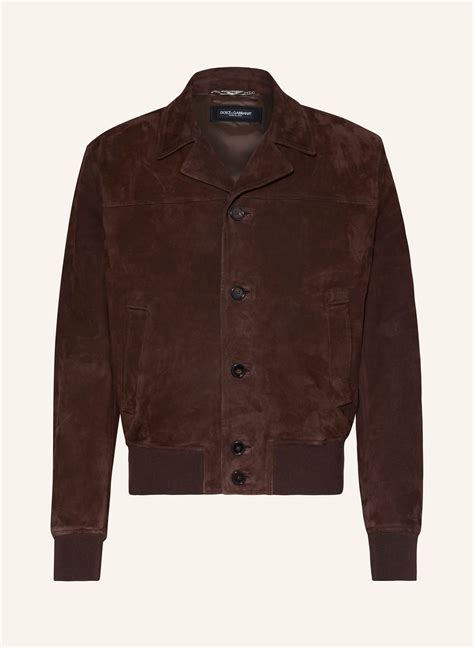 dolce gabbana lederjacke braun|farfetch dolce and gabbana jacket.